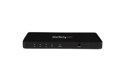 StarTech.com 4K HDMI 4-poorts videosplitter – 1x4 HDMI-splitter met sterke aluminiumbehuizing – 4K @ 30 Hz