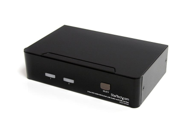 StarTech.com 2-poort DVI USB KVM-switch met Audio en USB 2.0-hub