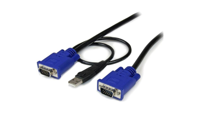 StarTech.com 3 m Ultradun USB VGA 2-in-1 KVM-kabel