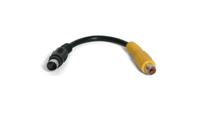 StarTech.com 6 inch S-Video to Composite Video Adapter S-videokabel 0,15 m Zwart