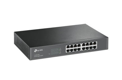 TP-Link TL-SG1016D Unmanaged Gigabit Ethernet (10/100/1000) Zwart