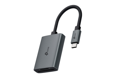 TP-Link UA430C geheugenkaartlezer USB 3.2 Gen 1 (3.1 Gen 1) Type-C Grijs