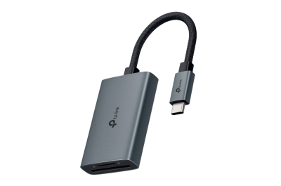 TP-Link UA440C geheugenkaartlezer USB 3.2 Gen 1 (3.1 Gen 1) Type-C Grijs