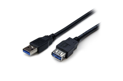 StarTech.com 2 m zwarte SuperSpeed USB 3.0 verlengkabel A naar A M/F