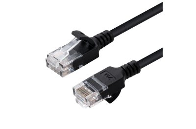 Microconnect V-UTP602S-SLIM netwerkkabel Zwart 2 m Cat6 U/UTP (UTP)