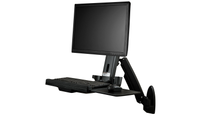 StarTech.com Wand monteerbaar zit-sta bureau werkplek één monitor