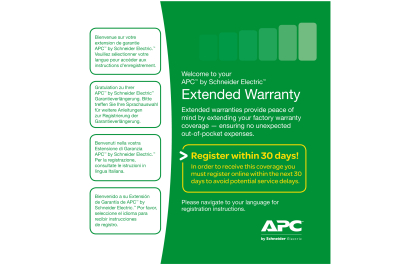 APC Service Pack-01: +3 jaar garantie upgrade