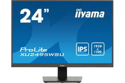iiyama ProLite XU2495WSU-B7 computer monitor 61 cm (24") 1920 x 1200 Pixels Full HD LED Zwart